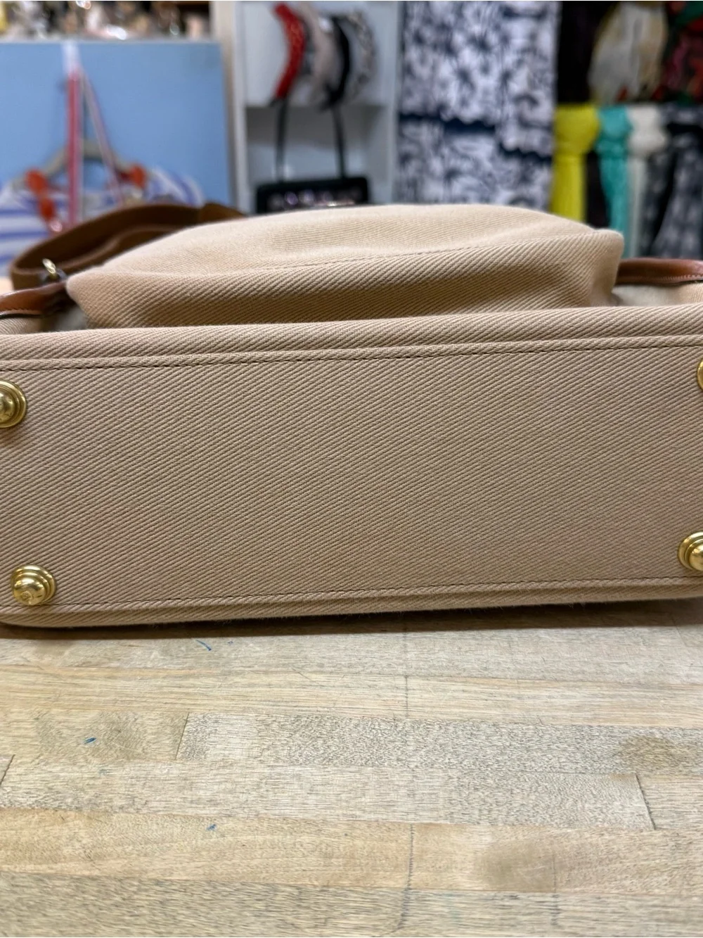 GHURKA Gearpack #4 Vintage 1993 Canvas & Leather Crossbody - Picture 5 of 6